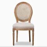 Silla medallón natural