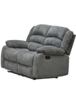 Sofá reclinable 2 cuerpos Charlie gris - Imagen 5