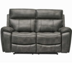 Sofá Reclinable Eléctrico 2 Cuerpos George Gris
