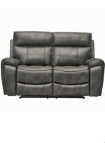 Sofá Reclinable Eléctrico 2 Cuerpos George Gris