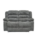 Sofá reclinable 2 cuerpos Charlie gris