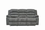 Sofá reclinable 3 cuerpos Charlie gris