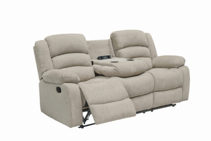 Sofá reclinable 3 cuerpos Charlie Beige