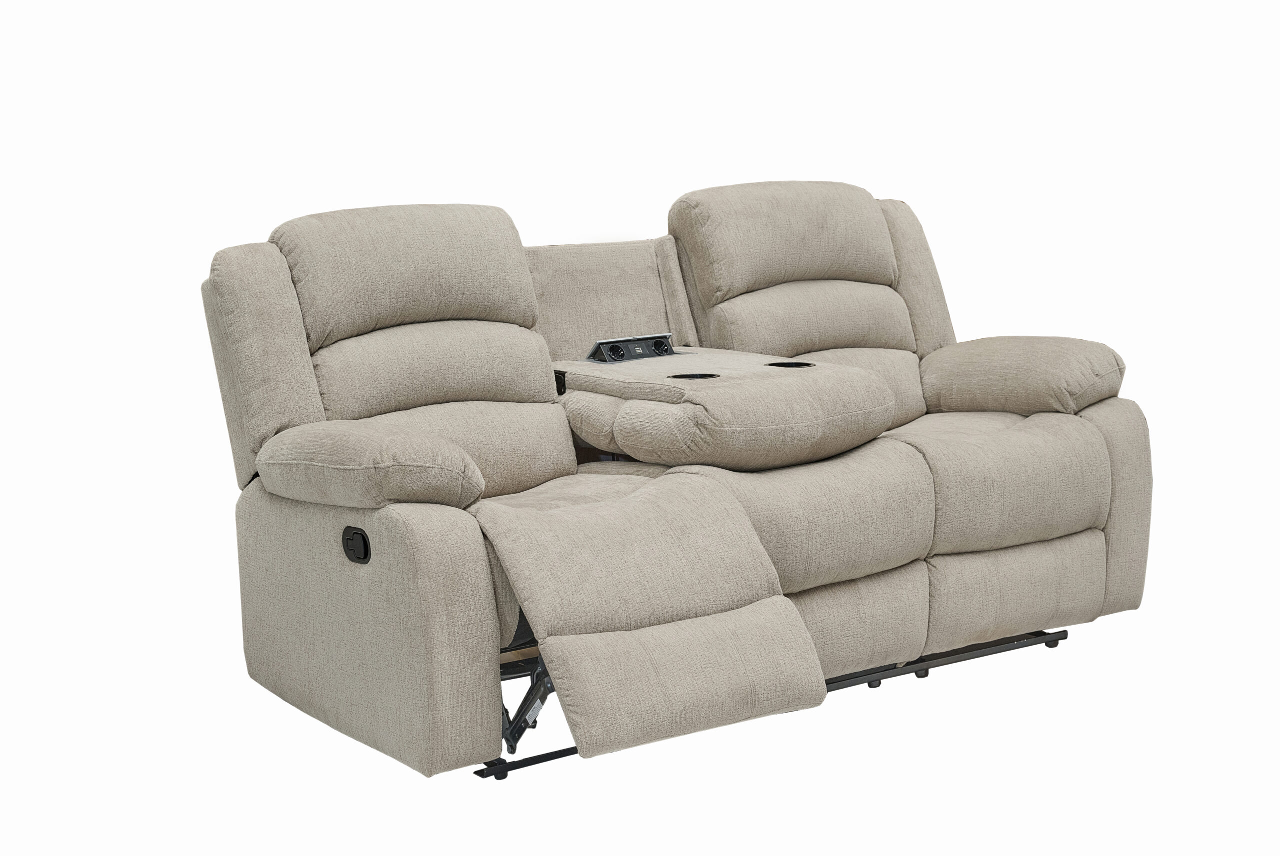 DSC_3026.jpg Sofá reclinable 3 cuerpos Charlie Beige - Imagen 1