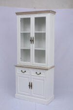 Vitrina 2c Linea plana blanco albayalde 80x35x200 - Imagen 5