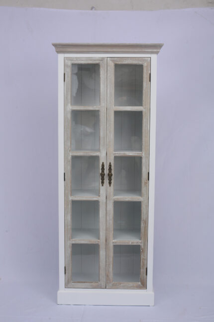 Vitrina Completa Linea plana blanco albayalde