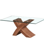 Mesa de centro cruceta miel