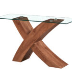 Mesa de arrimo cruceta miel
