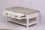 Mesa de Centro Línea Plana 4 cajones