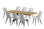 comedor expandible 1.60-2.00-2.40 c/8 sillas