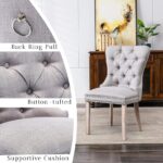 Silla Argolla de Lino gris